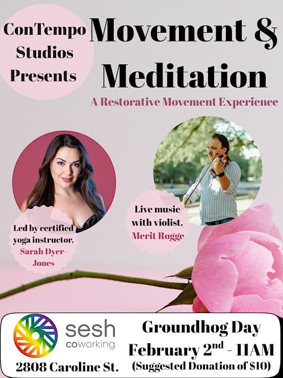 Movement & Meditations at Sesh Coworking